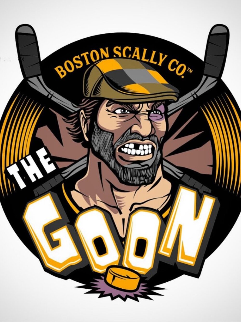 Boston Scally The GOON Single Panel Patchwork Cap-M/L- With Pin - Picture 6 of 12